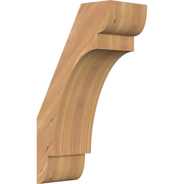 Ekena Millwork 5 1/2"W x 10"D x 18"H Olympic Smooth Knee Brace, Western Red Cedar BRC06X10X18OLY00SWR - main